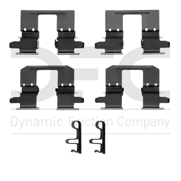 2014-2015 Mazda 6 Disc Brake Hardware Kit - Rear (Dynamic Friction)