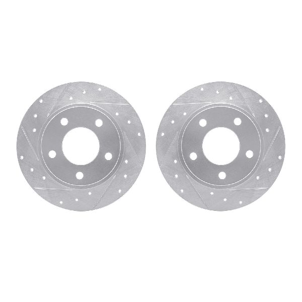 2001-2003 Mazda Protege Disc Brake Rotor Set - Rear (Dynamic Friction)