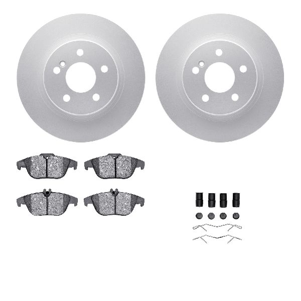 2008-2012 Mercedes-Benz C300 Disc Brake Kit - Rear (Dynamic Friction)