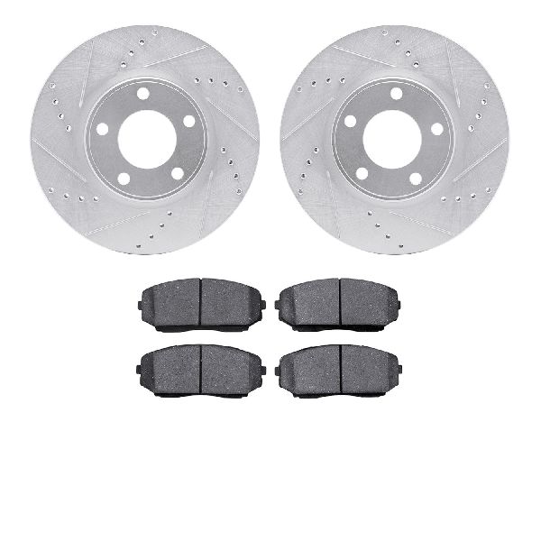 2007-2008 Lincoln MKX Disc Brake Kit - Front (Dynamic Friction)