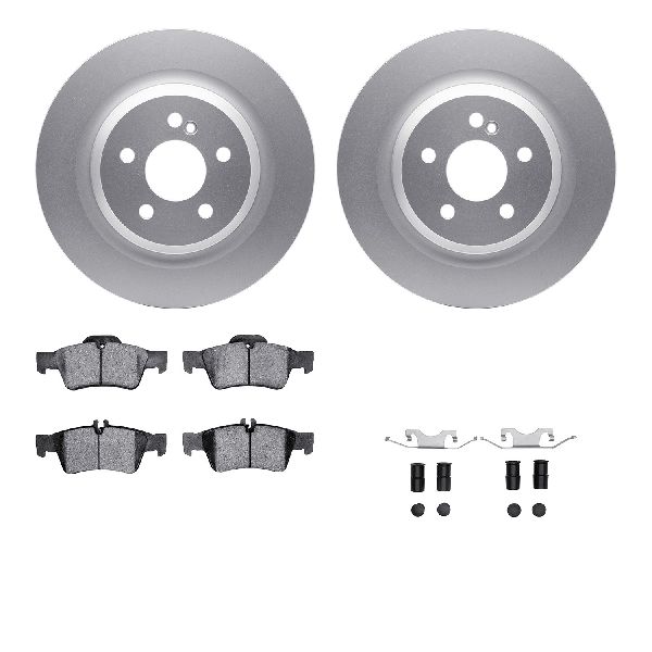 2007-2009 Mercedes-Benz S600 Disc Brake Kit - Rear (Dynamic Friction)