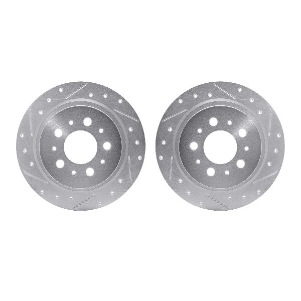 1997-1998 Volvo S90 Disc Brake Rotor Set - Rear (Dynamic Friction)