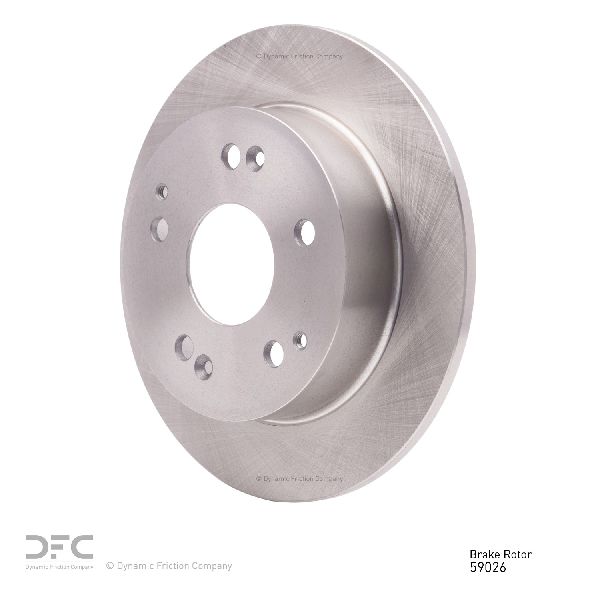 2002-2006 Acura RSX Disc Brake Rotor - Rear (Dynamic Friction)
