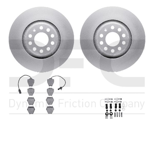 2001-2005 Audi Allroad Quattro Disc Brake Kit - Front (Dynamic Friction)