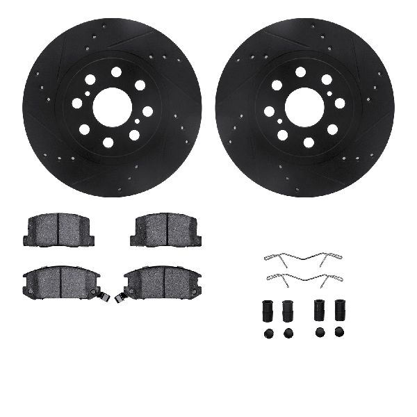 2000-2005 Toyota MR2 Spyder Disc Brake Kit - Rear (Dynamic Friction)