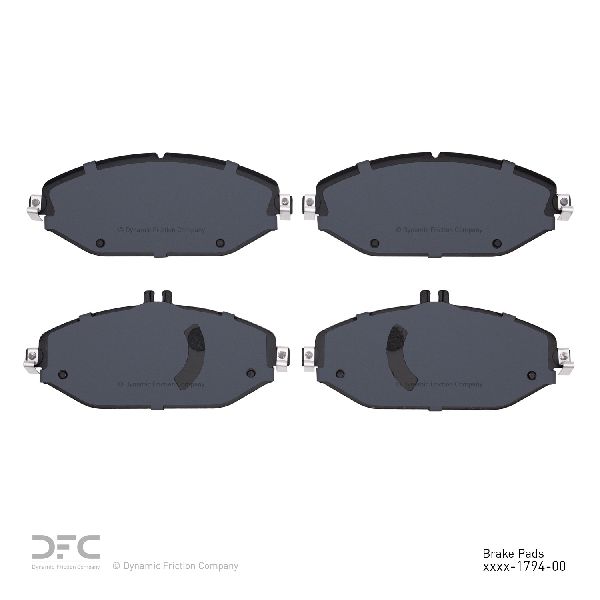 2015-2023 Mercedes-Benz C300 Disc Brake Pad Set - Front (Dynamic Friction)