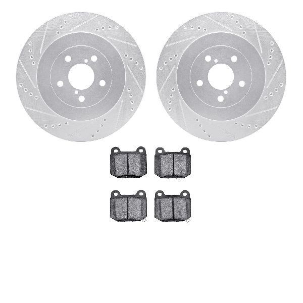 2004 Subaru Impreza Disc Brake Kit - Rear (Dynamic Friction)
