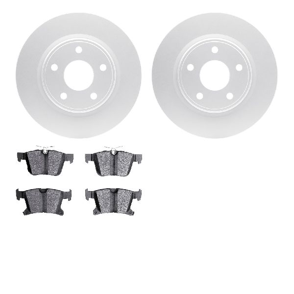 2017-2022 Chrysler Pacifica Disc Brake Kit - Rear (Dynamic Friction)
