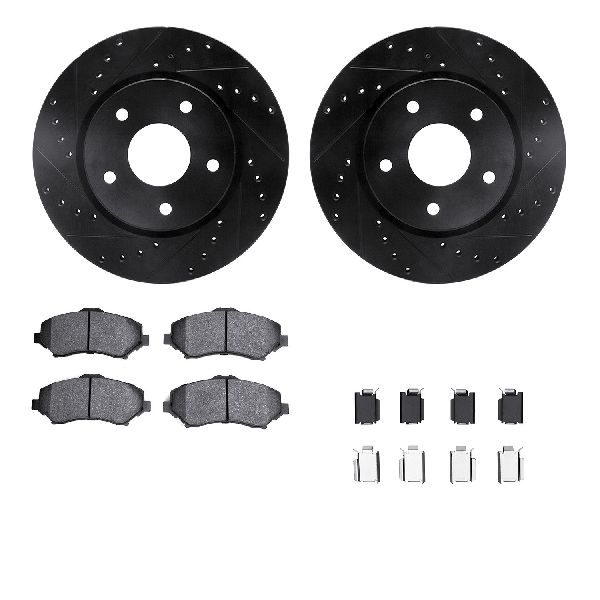 2009-2013 Dodge Journey Disc Brake Kit - Front (Dynamic Friction)