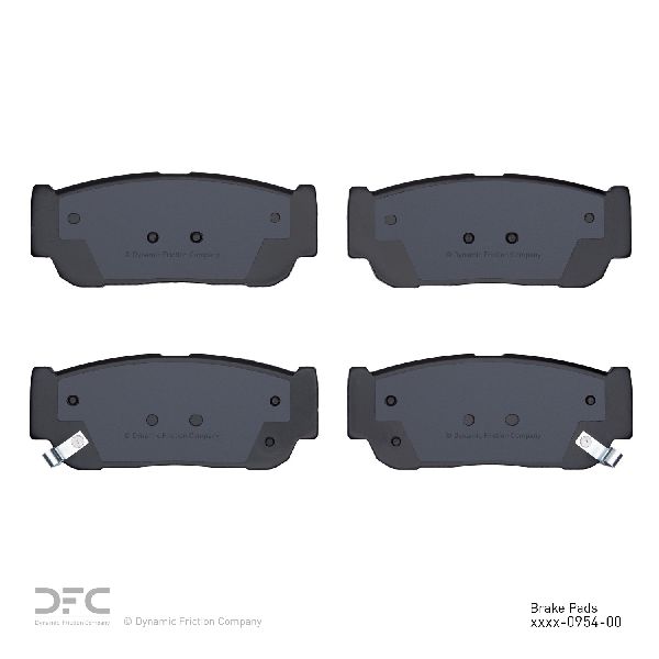 2003-2009 Kia Sorento Disc Brake Pad Set - Rear (Dynamic Friction)