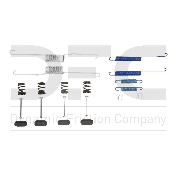 2008-2013 Chevrolet Silverado 1500 Drum Brake Hardware Kit - Rear (Dynamic Friction)