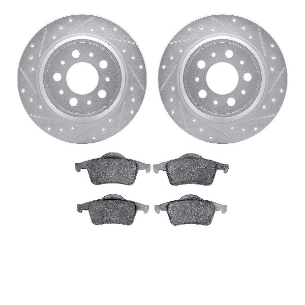 1999-2006 Volvo S80 Disc Brake Kit - Rear (Dynamic Friction)