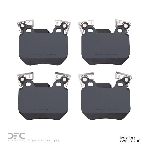 2007-2013 BMW 328i Disc Brake Pad Set - Rear (Dynamic Friction)
