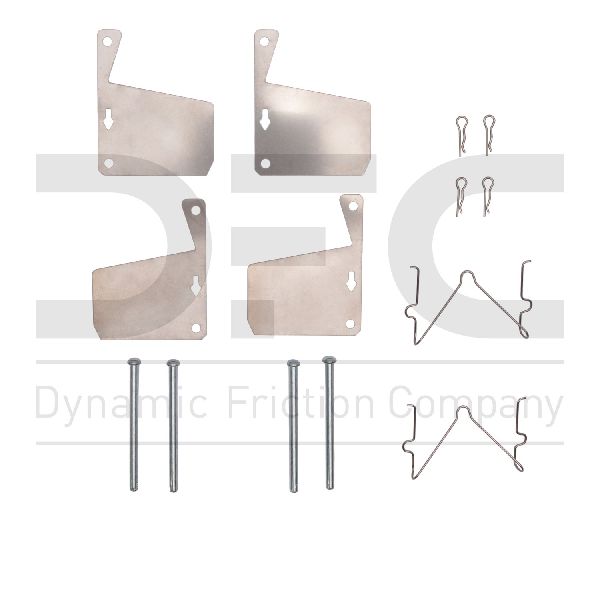 1970-1977 Mercury Capri Disc Brake Hardware Kit - Front (Dynamic Friction)