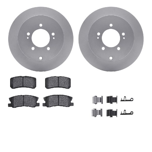 2007-2013 Mitsubishi Outlander Disc Brake Kit - Rear (Dynamic Friction)