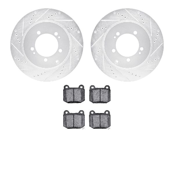 2003-2006 Mitsubishi Lancer Disc Brake Kit - Rear (Dynamic Friction)