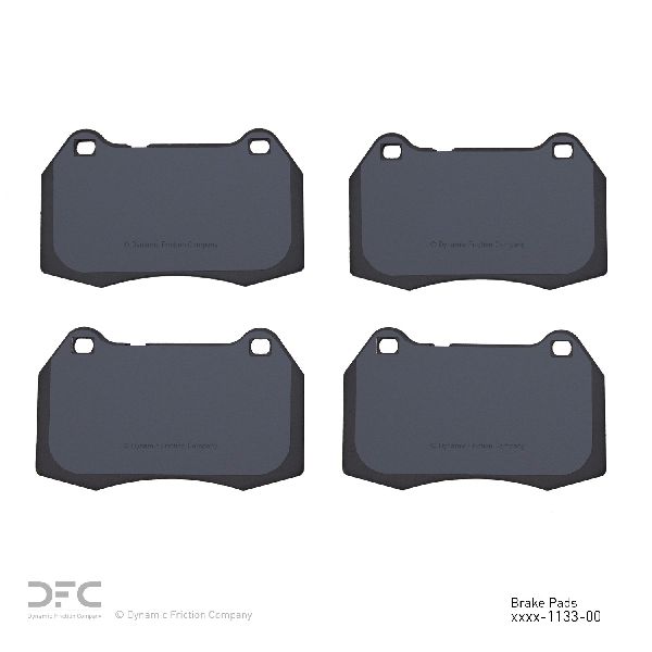 2004-2013 Maserati Quattroporte Disc Brake Pad Set - Front (Dynamic Friction)