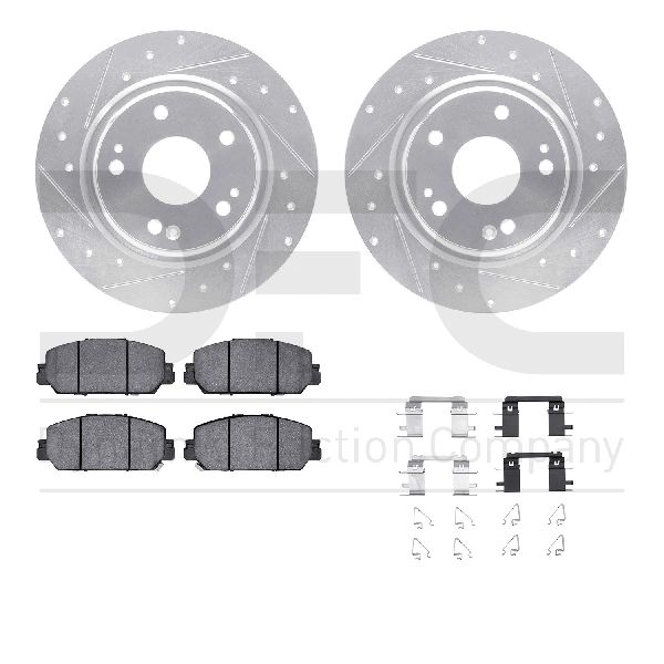 2020-2024 Honda CR-V Disc Brake Kit - Front (Dynamic Friction)