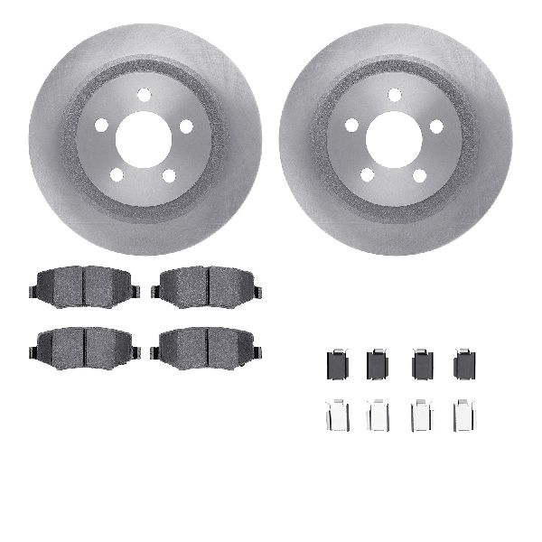 2007-2011 Dodge Nitro Disc Brake Kit - Rear (Dynamic Friction)