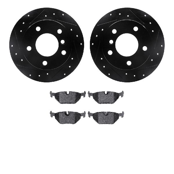 1996-2000 BMW Z3 Disc Brake Kit - Rear (Dynamic Friction)