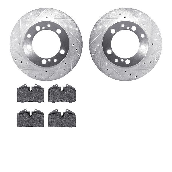 1989-1994 Porsche 911 Disc Brake Kit - Rear (Dynamic Friction)