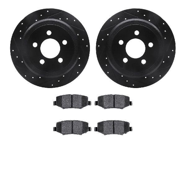 2007-2011 Dodge Nitro Disc Brake Kit - Rear (Dynamic Friction)