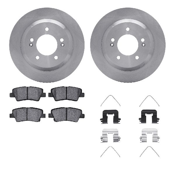 2014-2017 Kia Rondo Disc Brake Kit - Rear (Dynamic Friction)