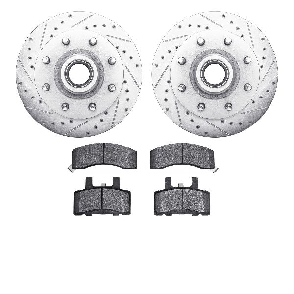 1988-1994 Chevrolet C3500 Disc Brake Kit - Front (Dynamic Friction)