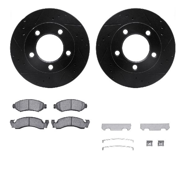 1976-1985 Ford F-150 Disc Brake Kit - Front (Dynamic Friction)