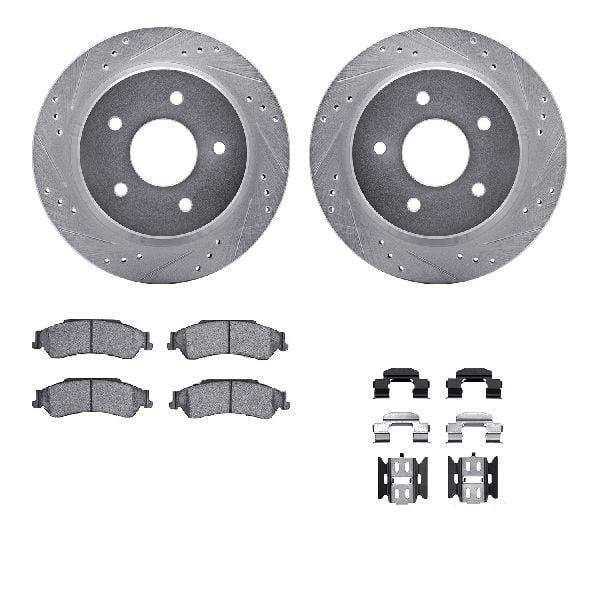 1998-2002 GMC Jimmy Disc Brake Kit - Rear (Dynamic Friction)