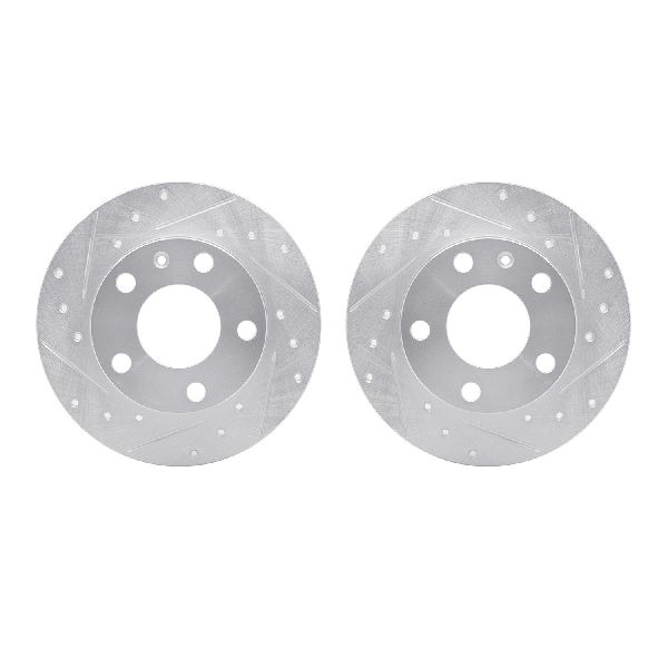 2002-2006 Audi A4 Disc Brake Rotor Set - Rear (Dynamic Friction)