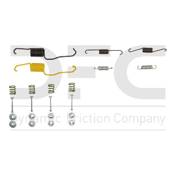 2005-2006 Toyota Camry Drum Brake Hardware Kit - Rear (Dynamic Friction)