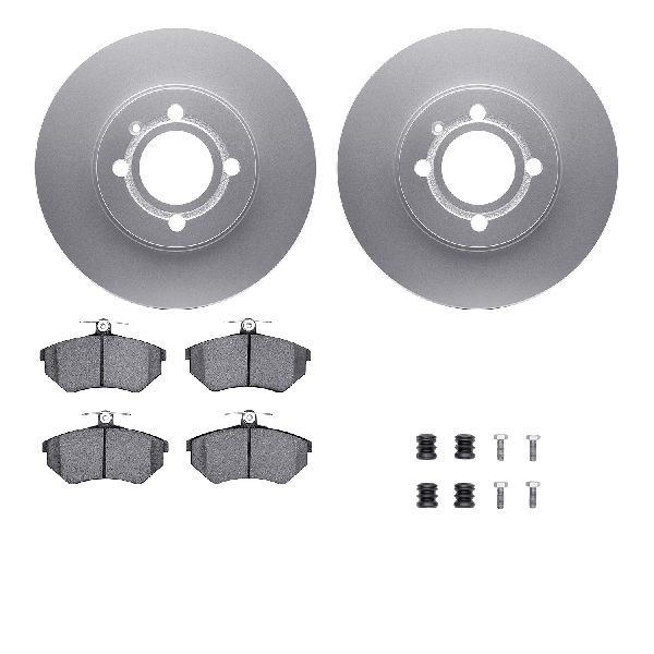1990-1997 Volkswagen Passat Disc Brake Kit - Front (Dynamic Friction)