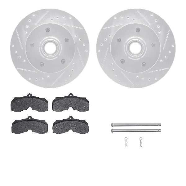 1968 Chevrolet Camaro Disc Brake Kit - Front (Dynamic Friction)