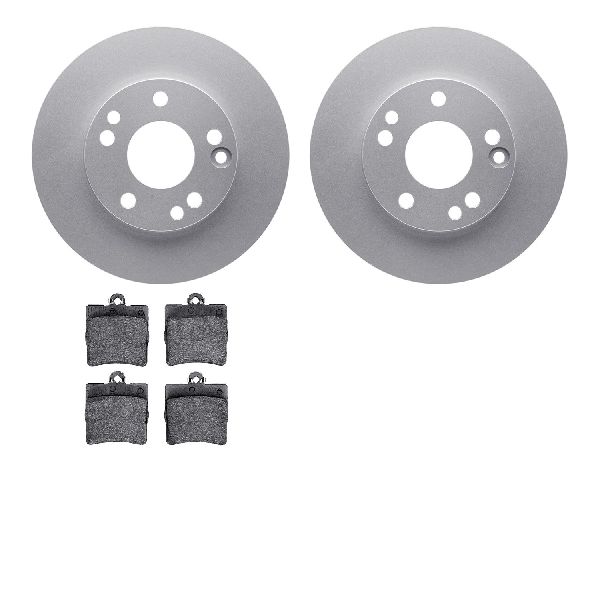 1996-2000 Mercedes-Benz C280 Disc Brake Kit - Rear (Dynamic Friction)