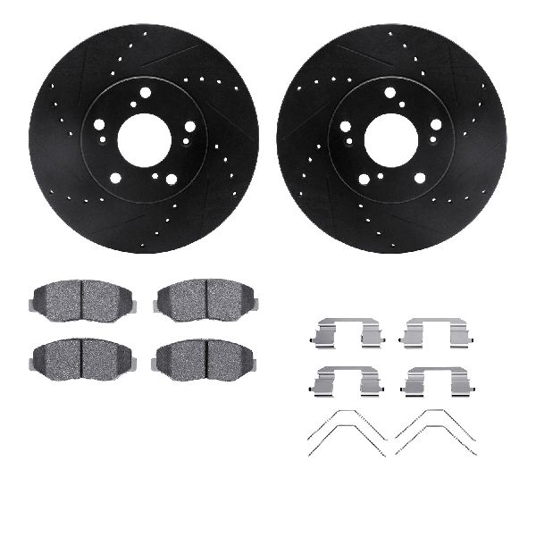 2003-2011 Honda Element Disc Brake Kit - Front (Dynamic Friction)
