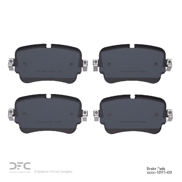 2017-2020 Audi Q7 Disc Brake Pad Set - Rear (Dynamic Friction)