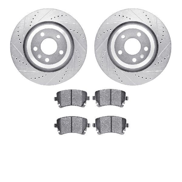 2005-2011 Audi A6 Quattro Disc Brake Kit - Rear (Dynamic Friction)
