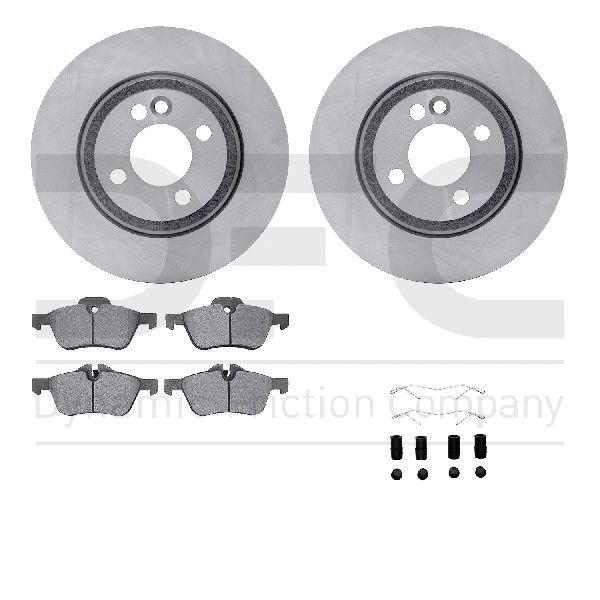 2002-2008 Mini Cooper Disc Brake Kit - Front (Dynamic Friction)