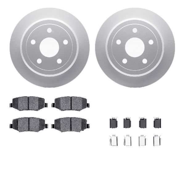 2007-2018 Jeep Wrangler Disc Brake Kit - Rear (Dynamic Friction)