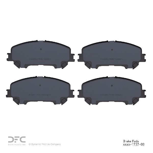 2017-2019 Nissan Rogue Sport Disc Brake Pad Set - Front (Dynamic Friction)