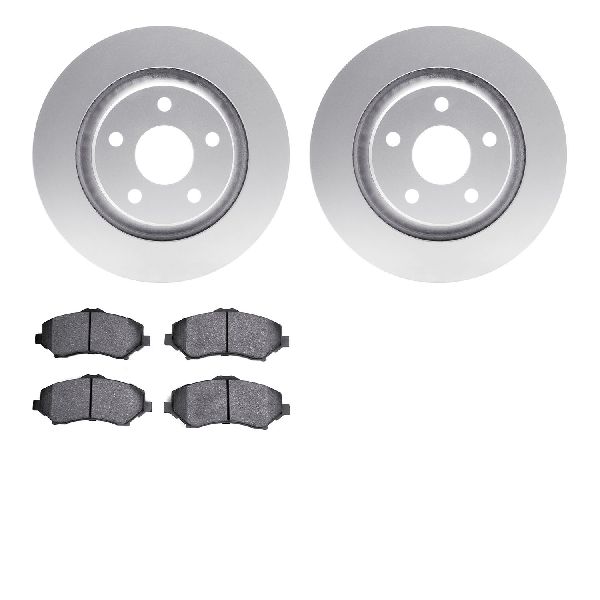 2012-2018 Jeep Wrangler Disc Brake Kit - Front (Dynamic Friction)