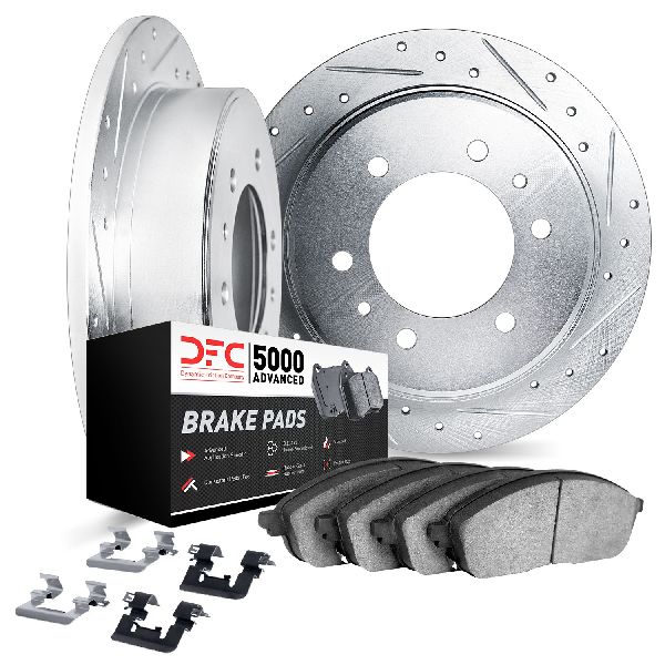 2009-2010 Hummer H3T Disc Brake Kit - Rear (Dynamic Friction)