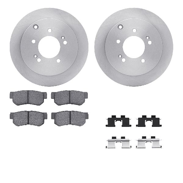 2006-2009 Hyundai Azera Disc Brake Kit - Rear (Dynamic Friction)