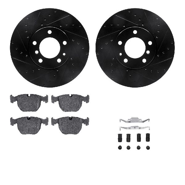 2000 BMW 540i Disc Brake Kit - Front (Dynamic Friction)