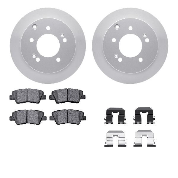 2010-2013 Kia Soul Disc Brake Kit - Rear (Dynamic Friction)