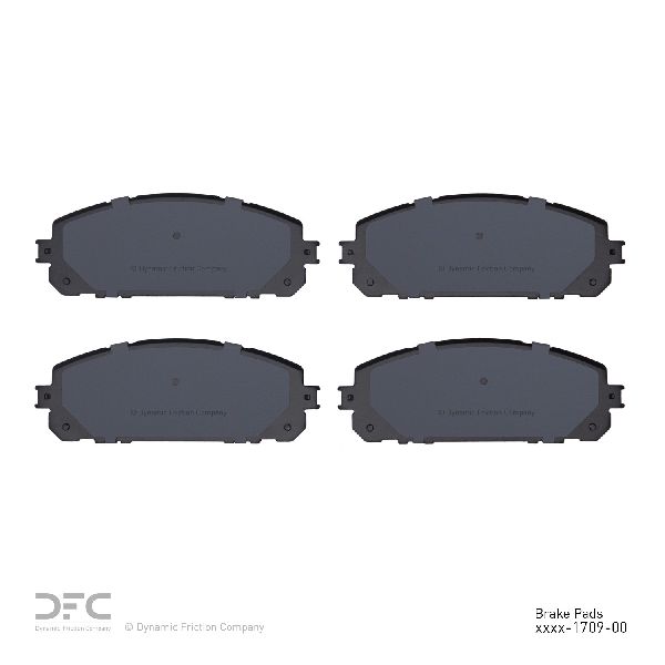 2014 Jeep Cherokee Disc Brake Pad Set - Front (Dynamic Friction)
