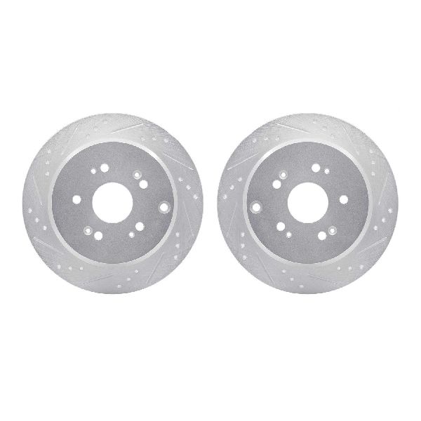 2005-2016 Honda CR-V Disc Brake Rotor Set - Rear (Dynamic Friction)