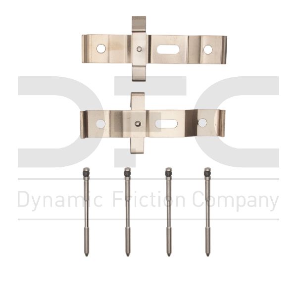 2014-2024 Maserati Ghibli Disc Brake Hardware Kit - Front (Dynamic Friction)