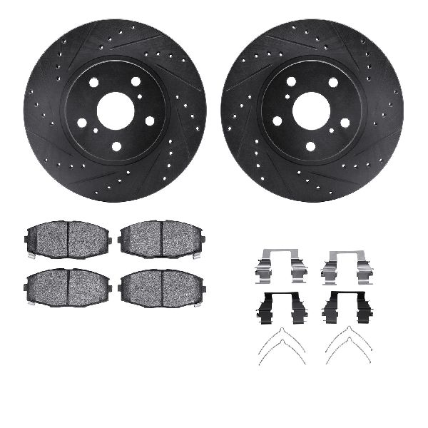 1986-1992 Toyota Supra Disc Brake Kit - Front (Dynamic Friction)